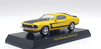 1/64 Kyosho FORD MUSTANG BOSS 302 YELLOW diecast car model | eBay