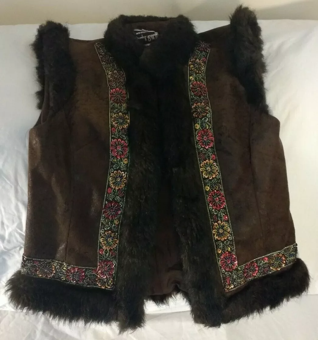 Joseph a faux fur vest cheap