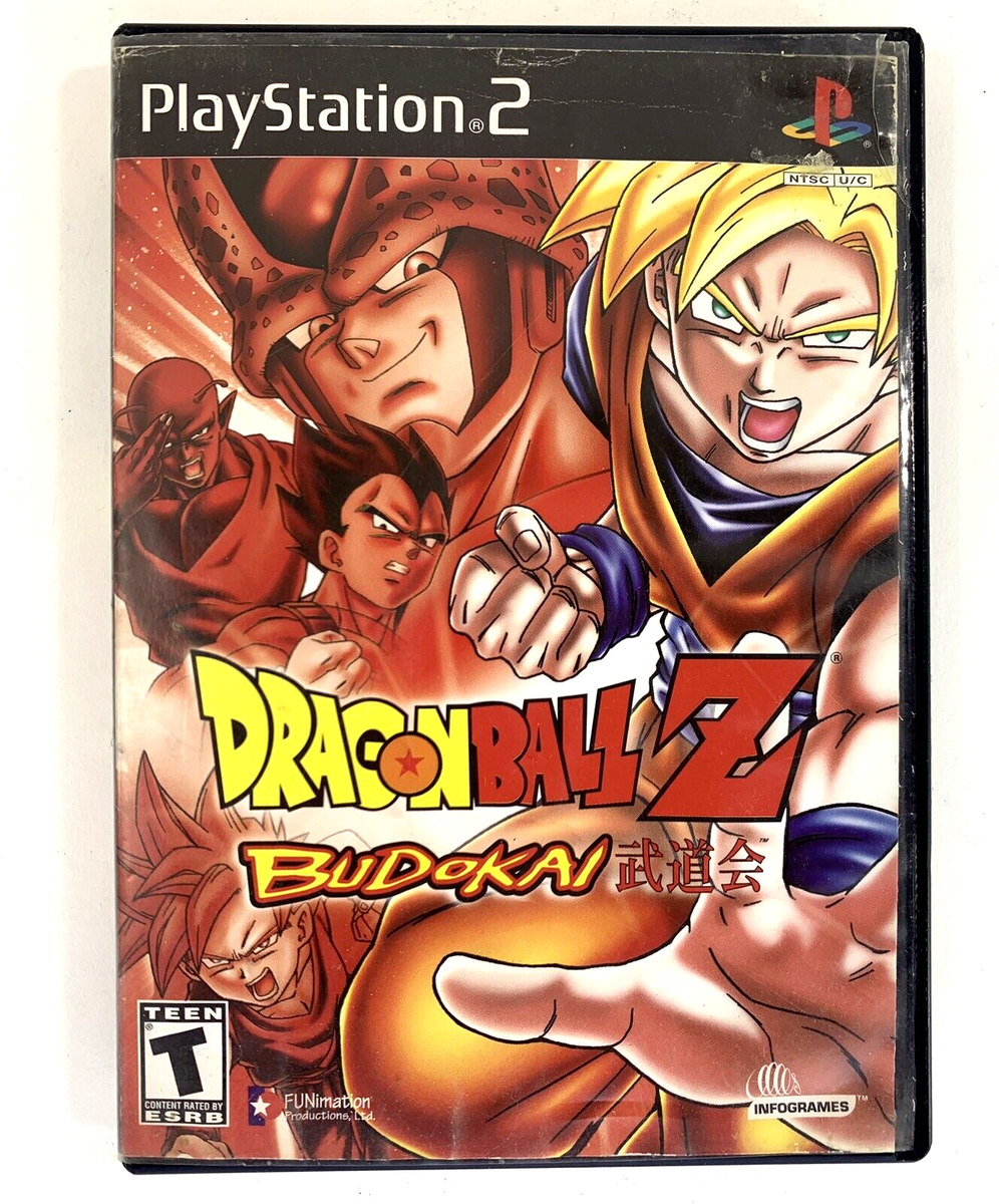 Dragon Ball Z: Budokai (Playstation 2, 2002) Game and Case