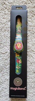 NEW 2025 Disney Parks Magic Band Plus The Lion King Simba Timon Pumbaa GREEN 