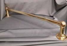 BRASS TOWEL RAIL, CHUNKY