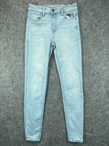 American Eagle Jeans Womens 4 Blue Denim Hi-Rise … - image 1