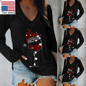 ladies sequin christmas tops