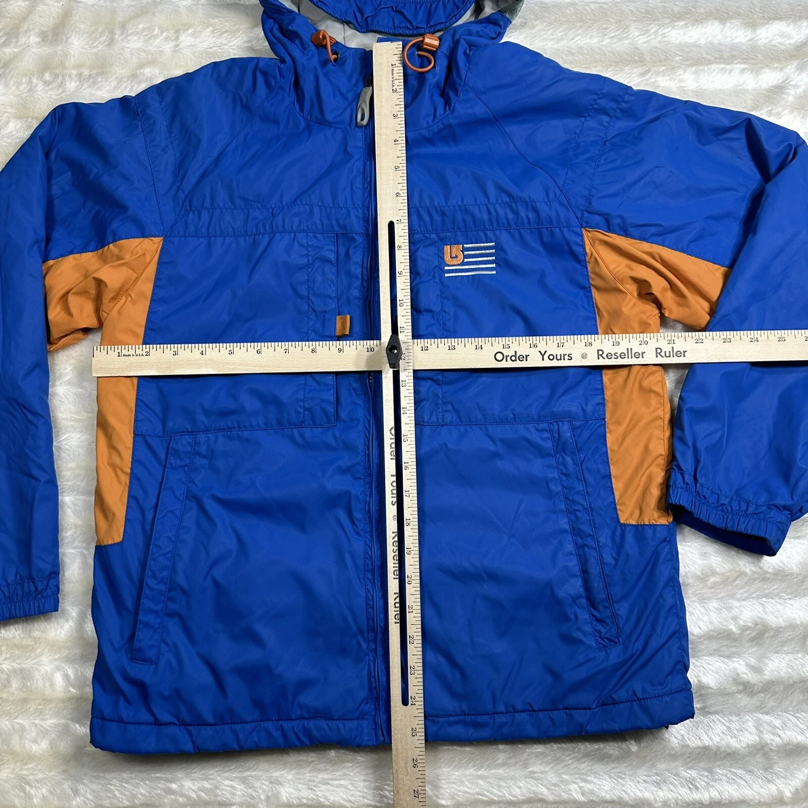 burton boys hooded ski snowboarding parka jacket