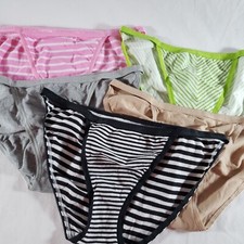 Victoria's Secret Signature Cotton Blend Picot Band Medium String Bikini