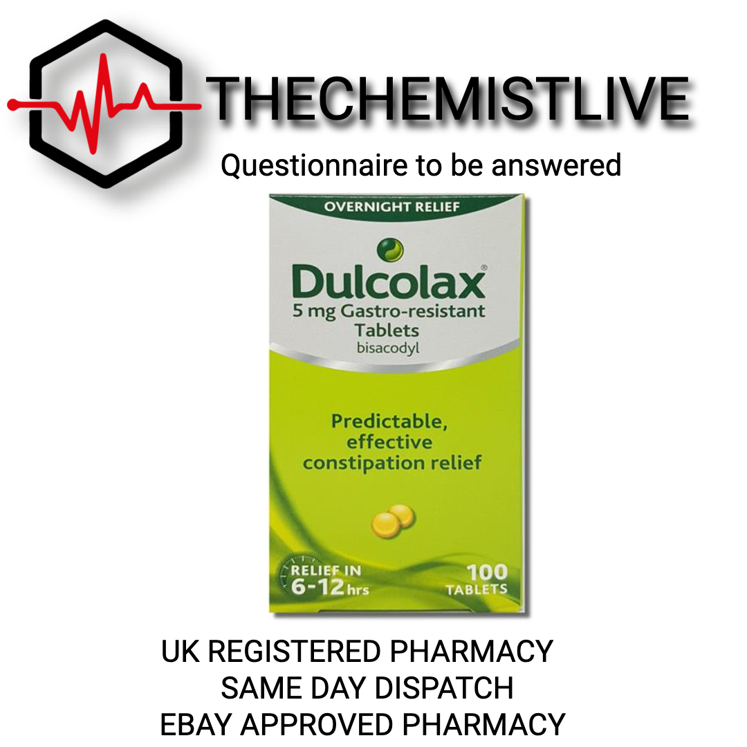 Dulcolax 5mg Bisacodyl Tablets Constipation Laxative. 20/40/60/120