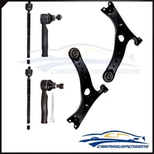 Fits 2001-2003 Toyota RAV4 6x Lower Control Arm Tie Rod End Suspension Kits