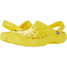 Crocs Unisex Baya Clogs Lemon Yellow Size 7 Women 5 Men