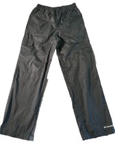 Columbia Kids' Rain Pants - Black, Size Large