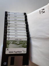 DISCS  Key ONLY Adobe PageMaker 6.0 Desktop Publishing Software - Windows