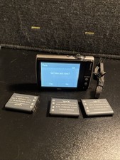 Nikon Coolpix S230 10MP - Silver - w/ 4 Batteries 