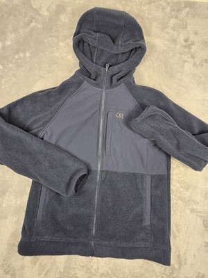 Outdoor Research OR Polartec 200 Hoodie Men's Size Large Blue 