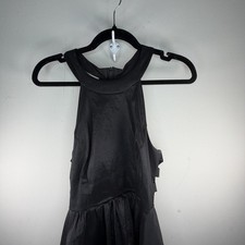 B. Smart Juniors Size 15 Black High Neck, High Low Evening Gown Open Side Prom