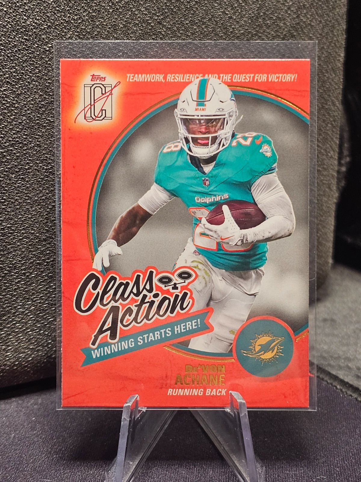 2025 Topps Signature Class - Class Action De'Von Achane #CA-20