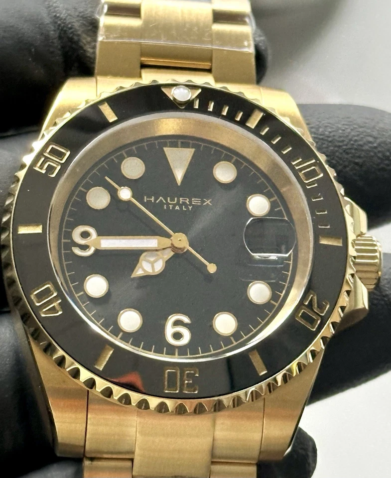 Автоматические дайверские часы Haurex Italy Barracuda 4Y512UNN ограниченный выпуск 43 мм - Изображение 3 из 4