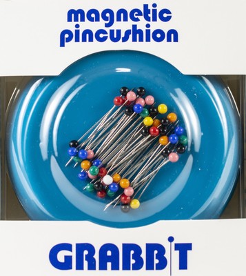 Grabbit Magnetic Pincushion W/50 Pins-Teal