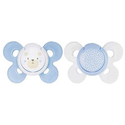 Chicco PhysioForma Comfort Schnuller 2-6M Silikon unterstützt Atmung 2 Stk.
