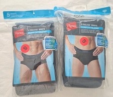 New Hanes Underwear Mens 5 Briefs Waist Tagless Comfortblend Small 28-30 2 Pack