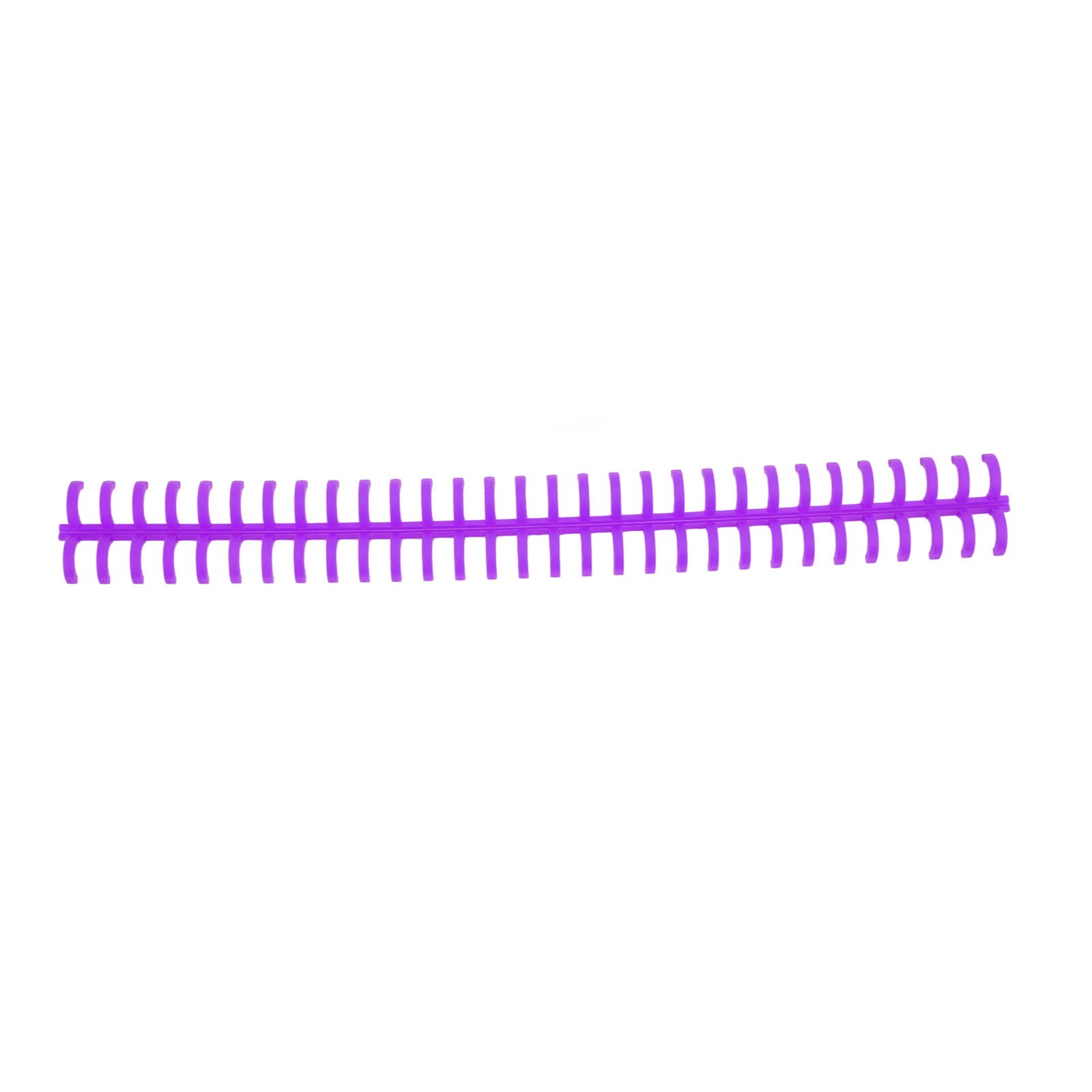 10 Pcs Loose Leaf Binding Spine 30 Hole Cuttable Wear Resistant PP Plastic 10mm