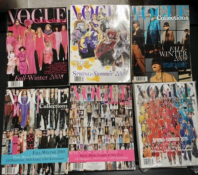 French Vogue Collections Paris Lot #4 5 6 8 9 11 2007 2008 2009 2010 2011 Dior