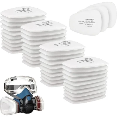 Atemschutzfilter Staubfilter Set 40 Stück für Maske 3M 6000 6200 6800 7502 - Bild 1 von 2