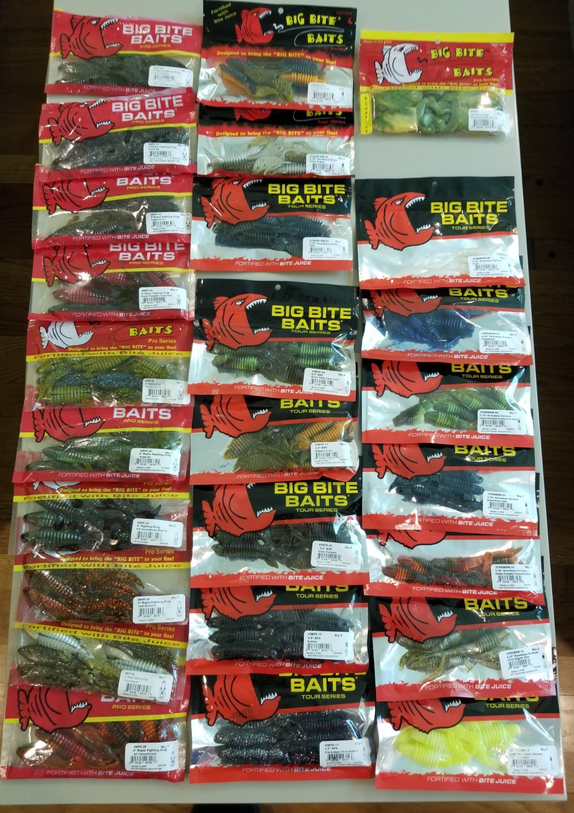 Huge Big Bite Baits Lures Bundle - Creatures, Tubes, Dropshots and More!