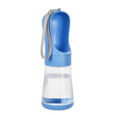Portable Dog Water Bottle with Food Container Travel 2 in 1 Pet Water Dispenser
