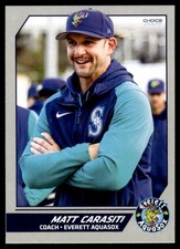 2025 Matt Carasiti Choice Minor League Rookie Seattle Everett Aquasox