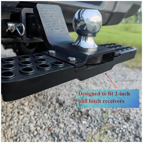 Anhängerkupplung Trittstufe für 2 Zoll Aufnahmen, AHK Stoßstange, LKW PKW SUV Fahrzeuge - Bild 6 von 7