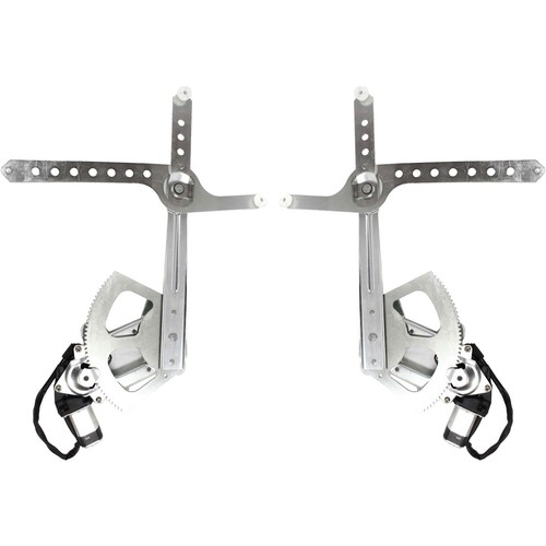 Power Window Regulators w/ Motors Front LH & RH Pair Set for Chevy GMC Cadillac - Picture 1 of 12