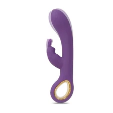 Silicone Clit G-spot Dual Stimulator Rabbit Vibrator Dildo Sex Toys