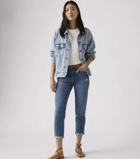 LEVI'S Boyfriend Mid Rise Women's Jeans, So On - Medium Wash