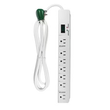 7 Outlet Surge Protector W/ 6 Ft. Heavy Duty Cord