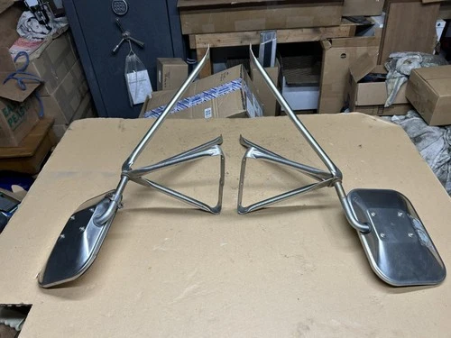 80-96 Ford F-250 F-350 - OEM TOW MIRRORS - LH RH pair Camper Towing flip out