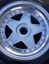 Ferrari F40 Genuine Rear alloy 3 piece Wheel - spare or mancave coffee table