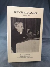 Bloch Almanac 9. 1989 Episode. Periodicum of the Ernst Bloch Archive.