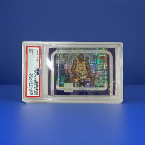 Shaquille O'Neal Panini Photogenic Championship Feels Maze /25 #10 PSA 9 Lakers