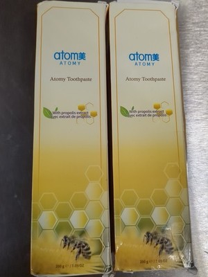 2 Pks Atomy Propolis Toothpaste 7.05 oz Exp 07/2026 #L8