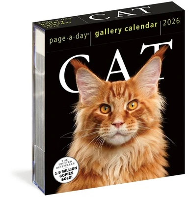 New listingCat Page-A-Day® Gallery Calendar 2026: a Delightful Gallery of Cats for Your Des
