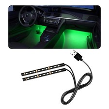 24 Led Car Interior Under Dash Ambient Light Strip Usb Green Waterproof Adhesive 24 Led Car Interior Under Dash Ambient Light Strip Usb Green Waterproof Adhesive