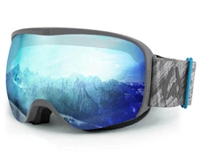 Wildhornoutfitters CRISTO SKI GOGGLES In STONE GRAY ICE BLUE New