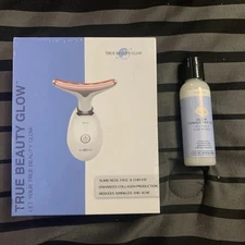 True Beauty Glow 7-Color Portable Skin Care Device for Face Neck And Glow Gel