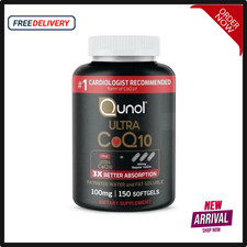Qunol Ultra CoQ10 - 100 mg - 150 Softgels / NEW  SEALED / EXP 1/28