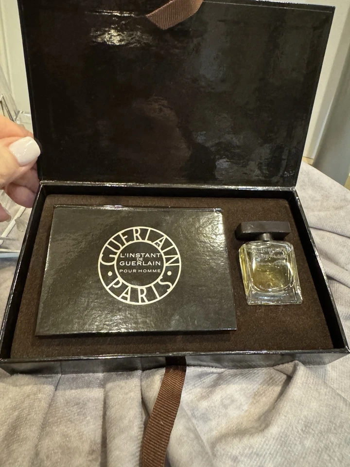 Guerlain L’Instant de Guerlain Pour Homme EDT 5 ml miniatura 0,17 oz - raro de colección Foto 3 de 3