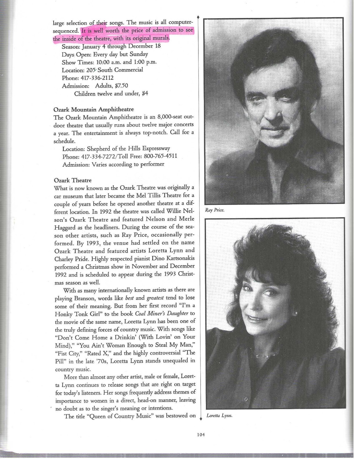 BRANSON MISSOURI SCRAPBOOK 67429 eBay