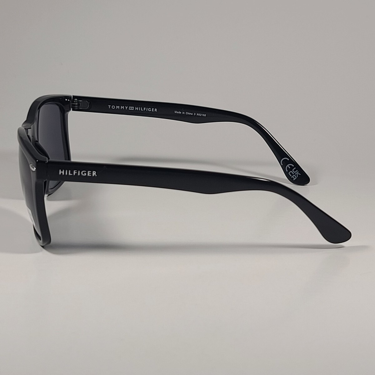 Tommy Hilfiger MP OM671 Rectangular Sunglasses Shiny Black Frame