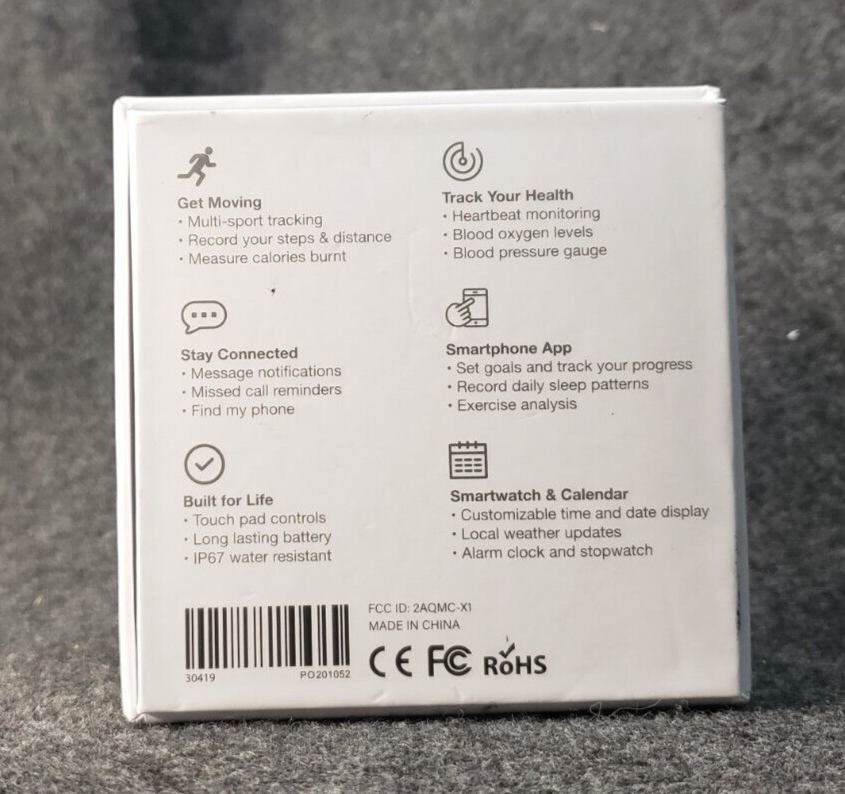 Montre Connectée Koretrak – Fitness, Cardio, étanche – Boîte Ouverte (état Neuf)