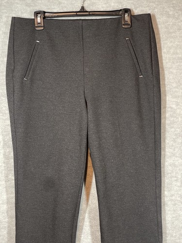 Pantalón al Tobillo Chico's Juliet Ponte Detalle Borde Talla 2R (US 12) 360 Tecnología Oculta Nuevo sin Etiquetas - Imagen 3 de 15