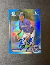 2022 Bowman Draft Chrome Ryan Ritter Blue Refractor Auto /150 IP GTP BDC-136