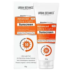 UrbanBotanics Advance Ultra Light Sunscreen SPF 50 PA+++ - Oil Free - Non Comedo
